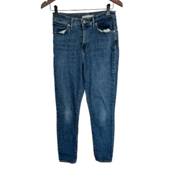 Levis 721 Classic Blue hight rise skinny Women's Jeans size 29 - Picture 1 of 6